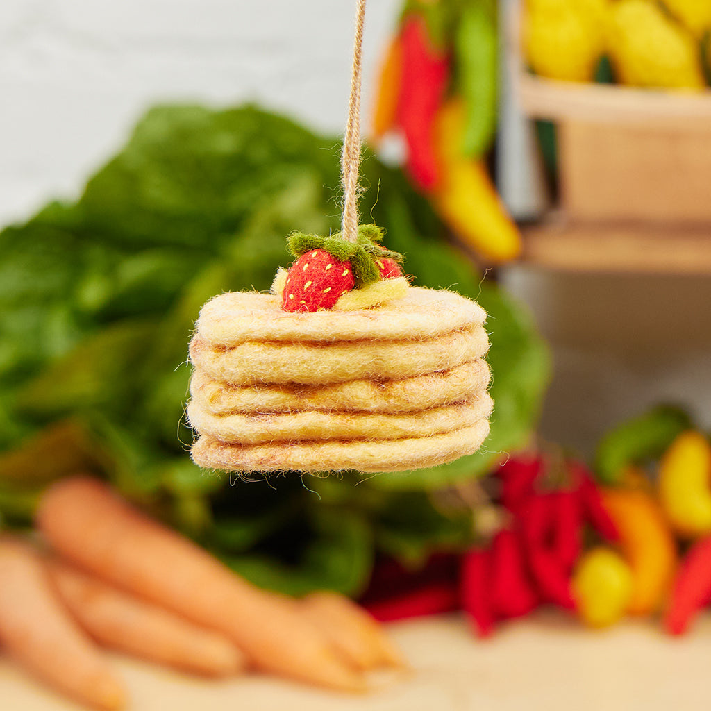 Strawberry Pancake Stack Ornament