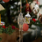 Vintage Tin Nutcracker Ornament