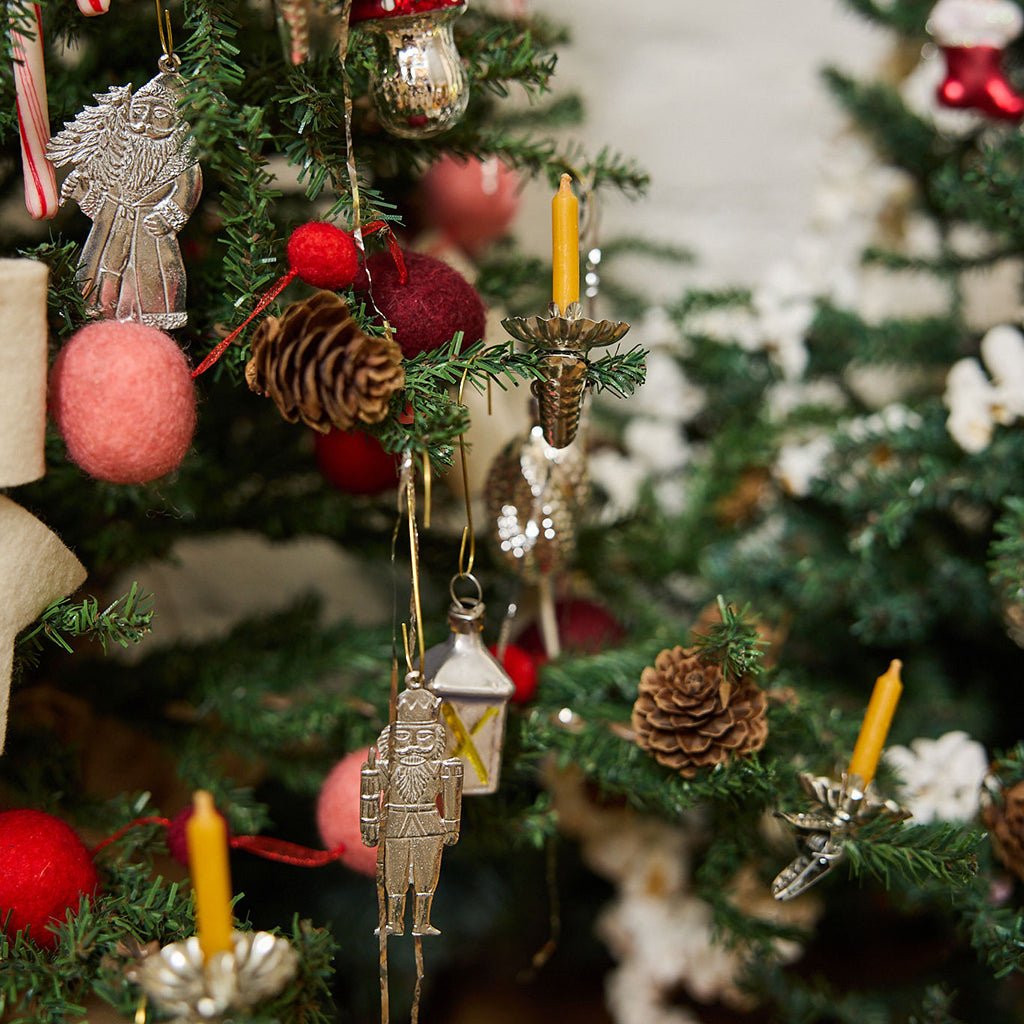 Vintage Tin Nutcracker Ornament