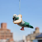 Pigeon with Bread Necklace