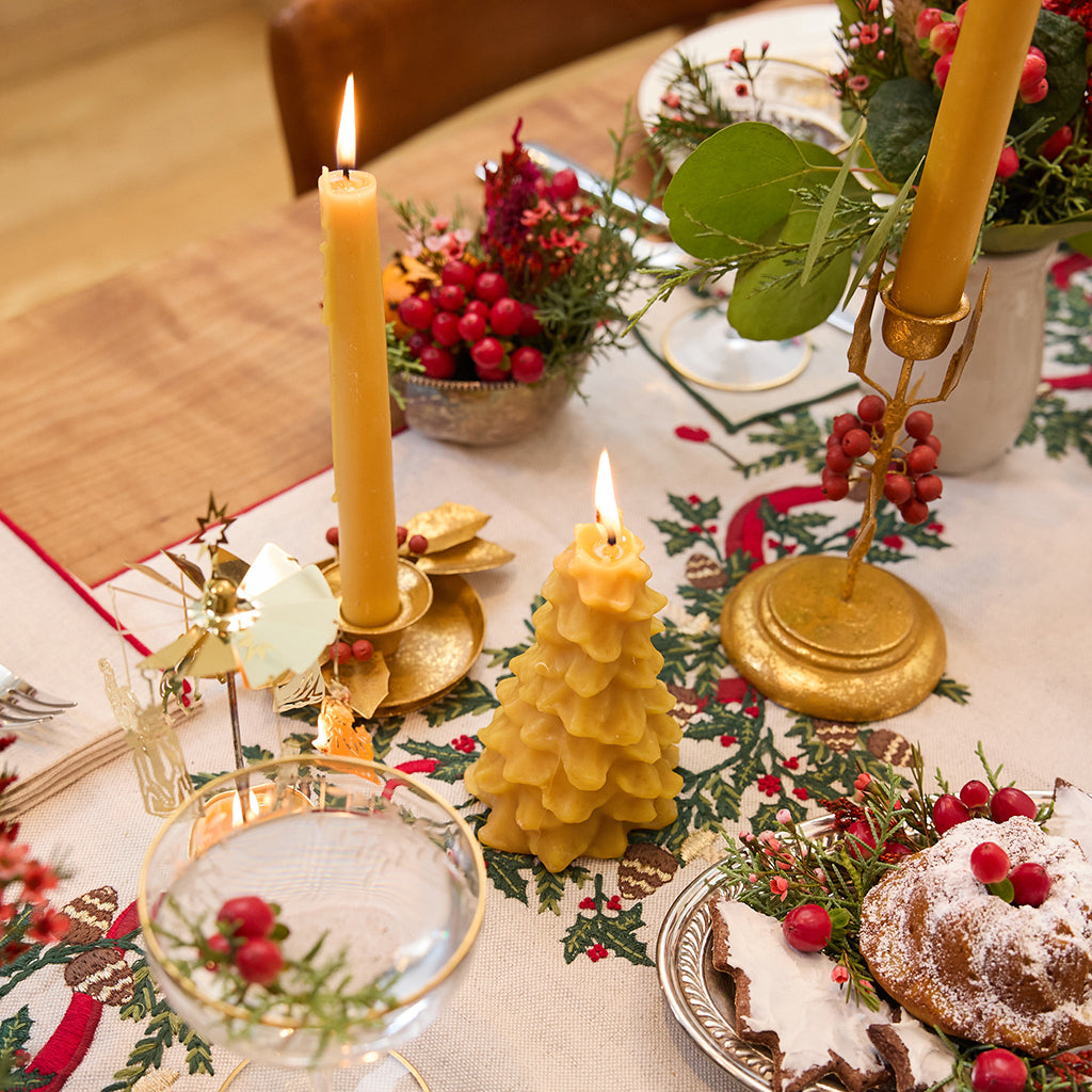 Natural Evergreen Tree Candle