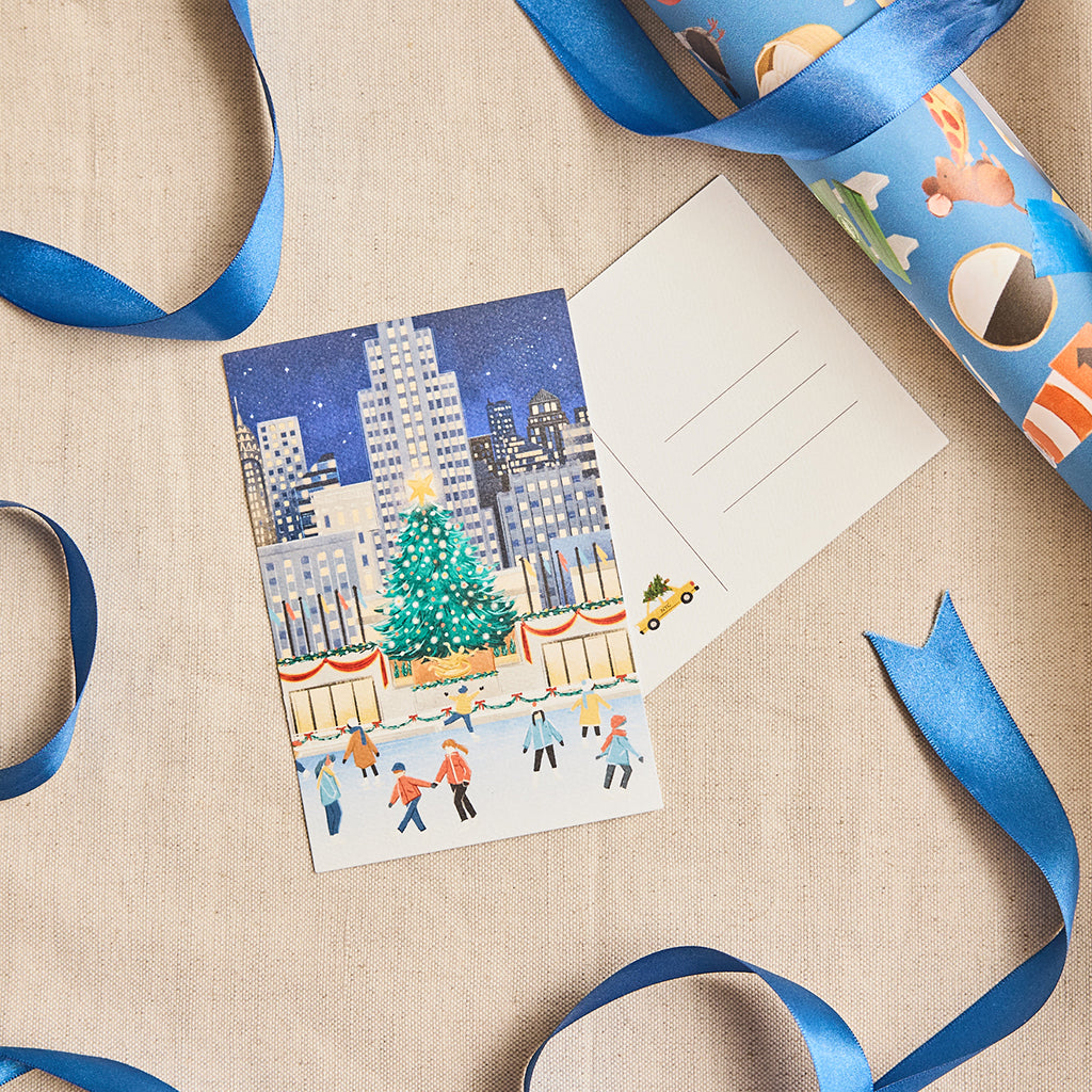 Rockefeller Center Postcard Night