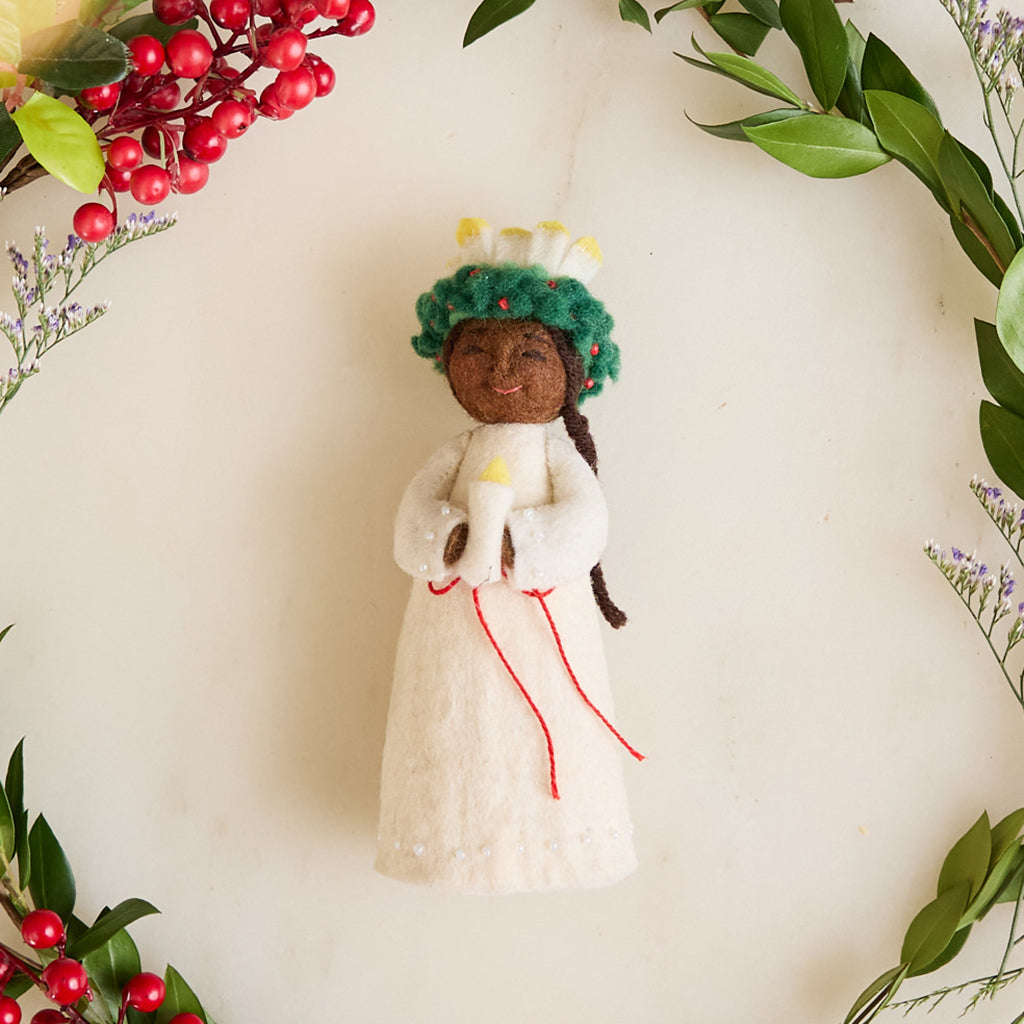 Santa Lucia Ornament Brown