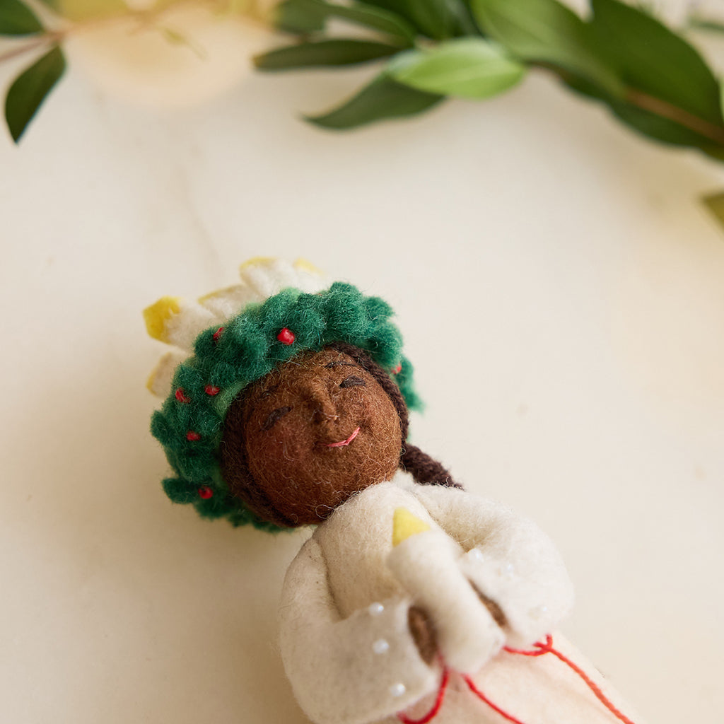 Santa Lucia Ornament Brown