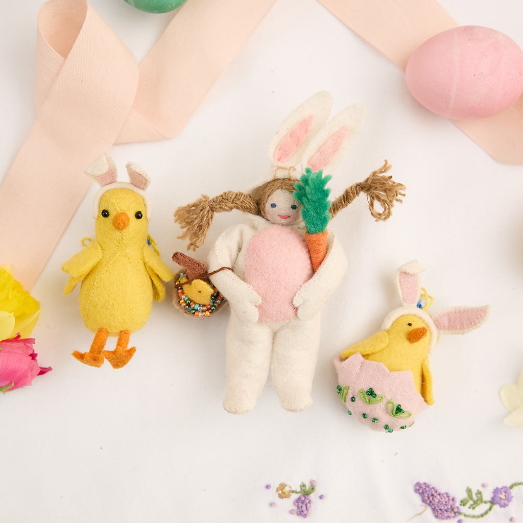 Bunny Ears Easter Ornaments
