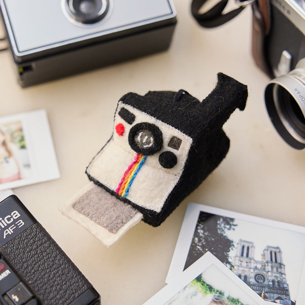 Polaroid Camera Ornament