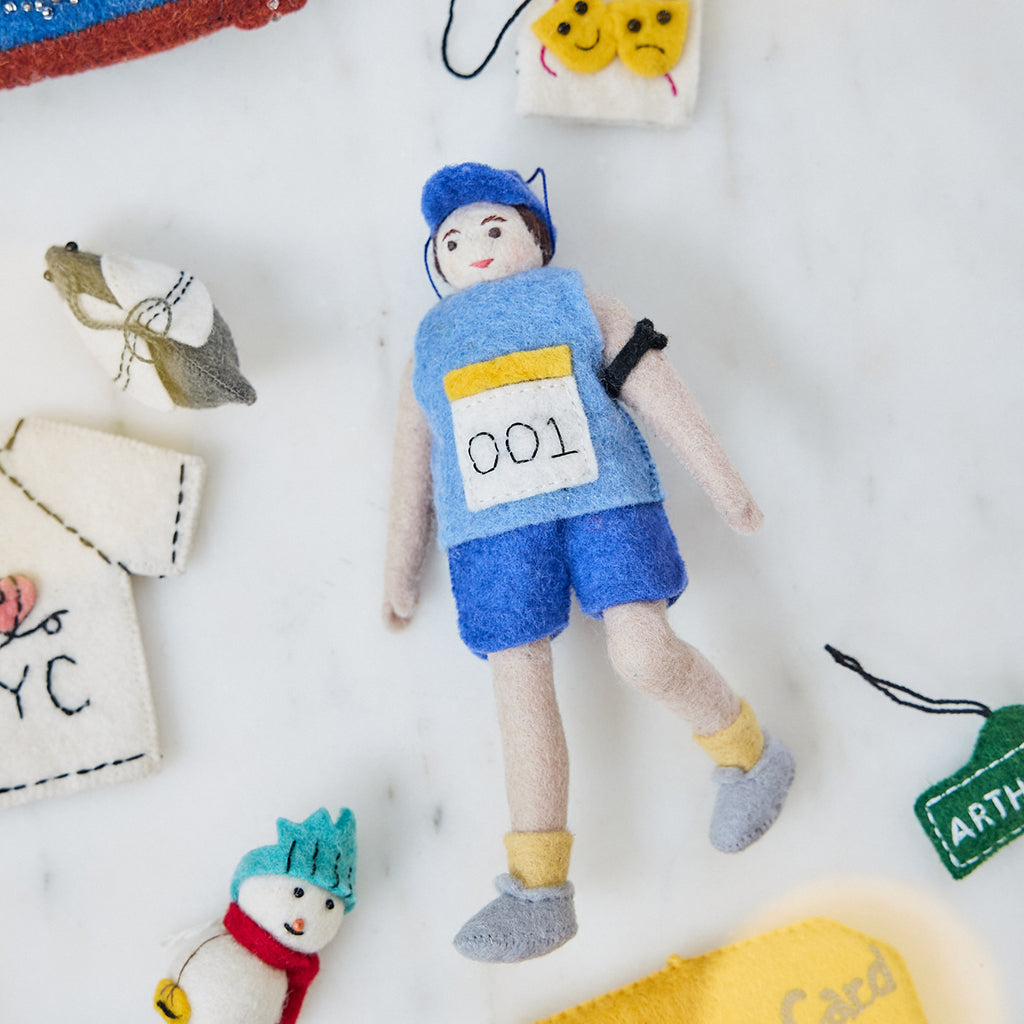 Marathon Runner Ornament