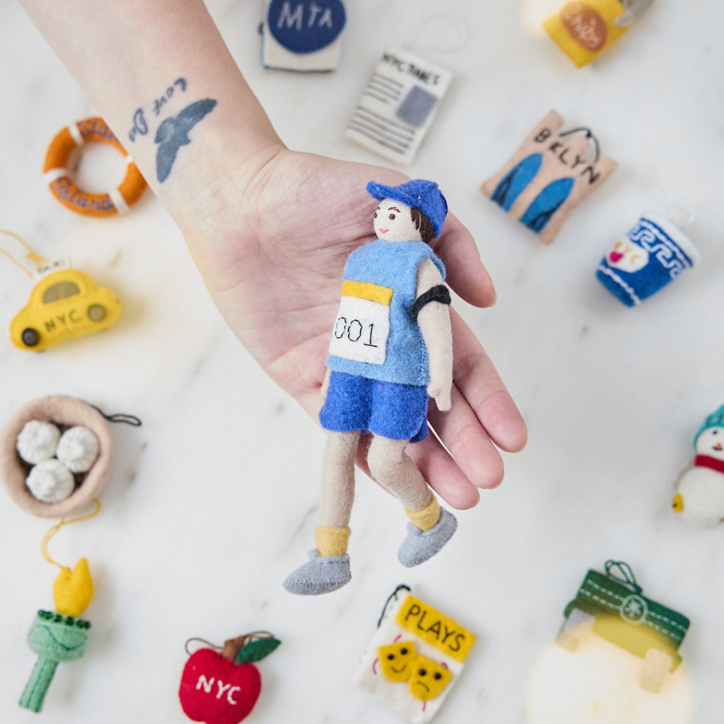 Marathon Runner Ornament