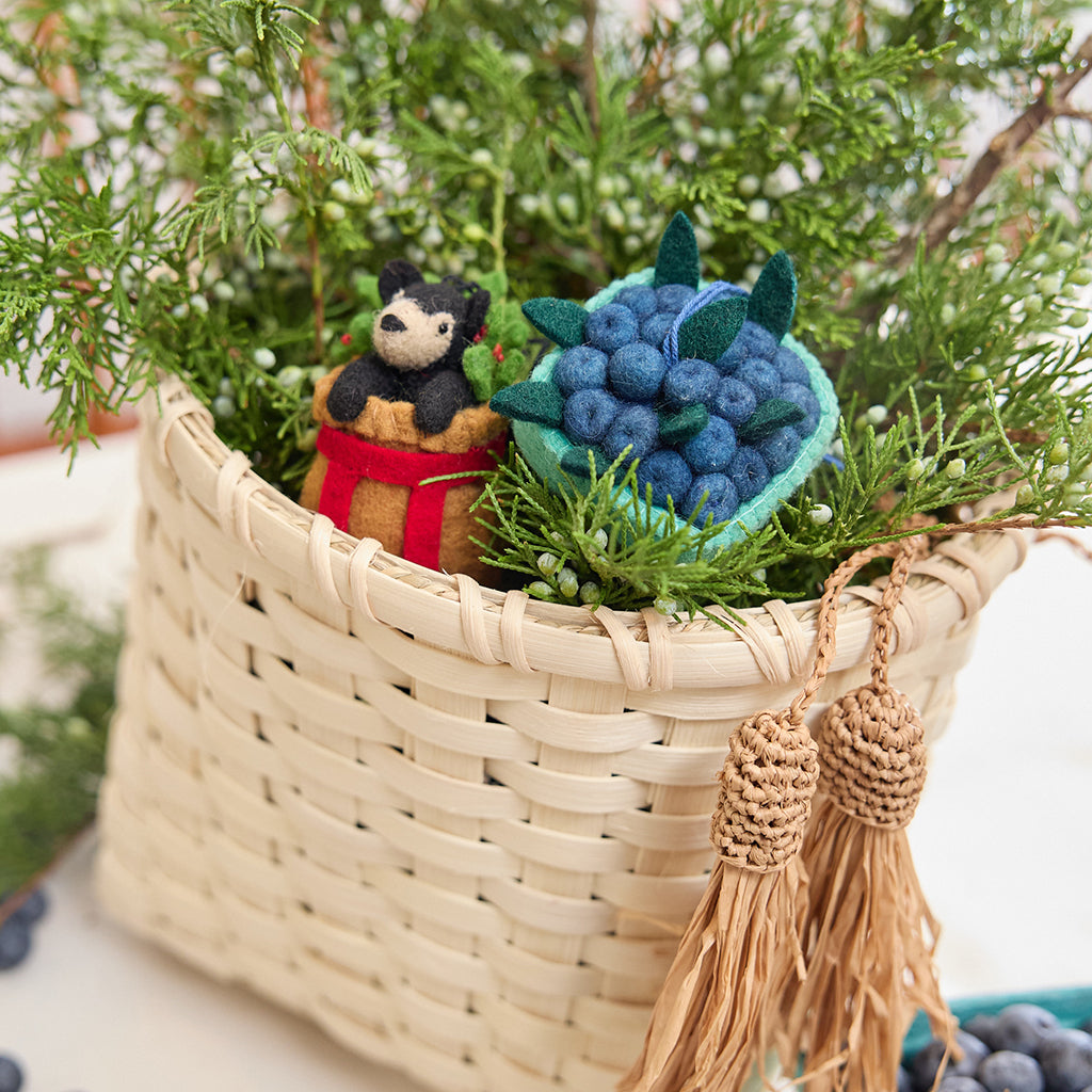 Black Bear Cub Basket