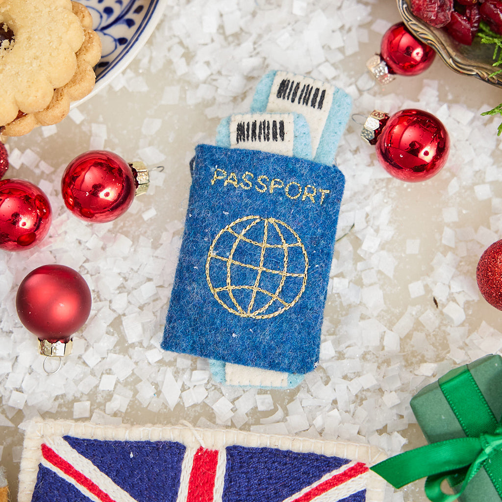 Passport Ornament