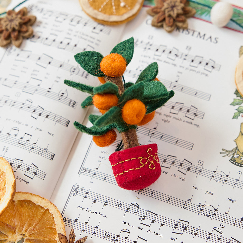 Clementine Tree Ornament