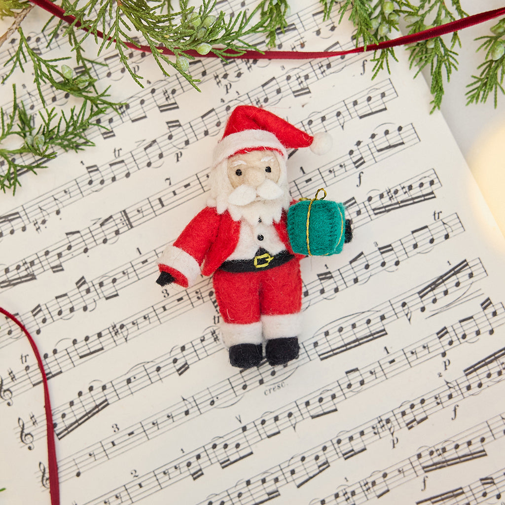 Little Santa with Gift