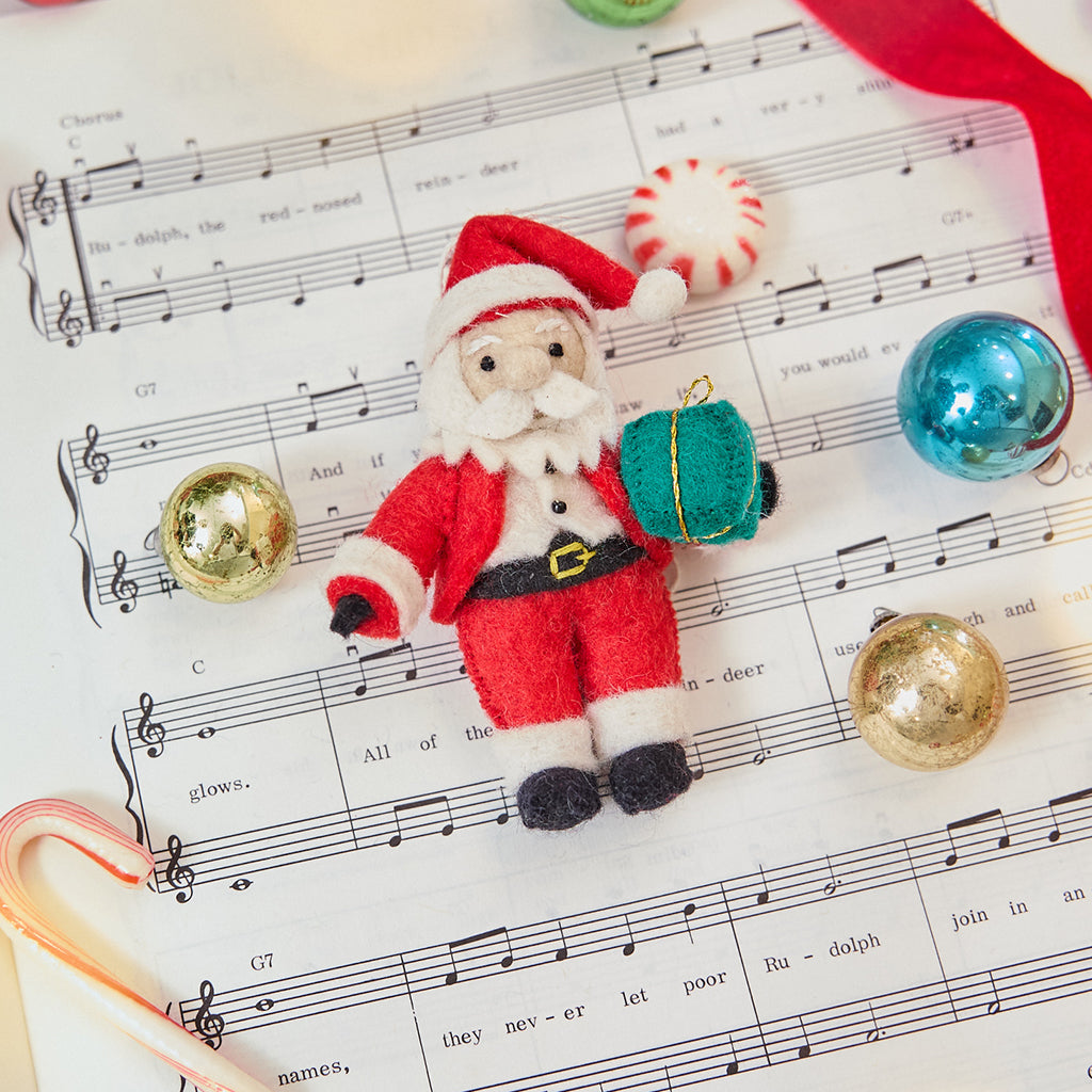 Little Santa with Gift