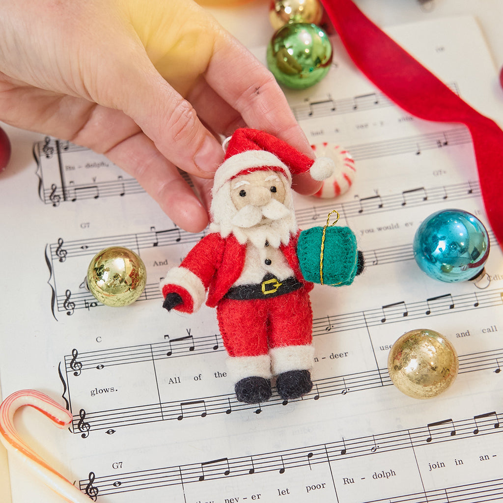 Little Santa with Gift