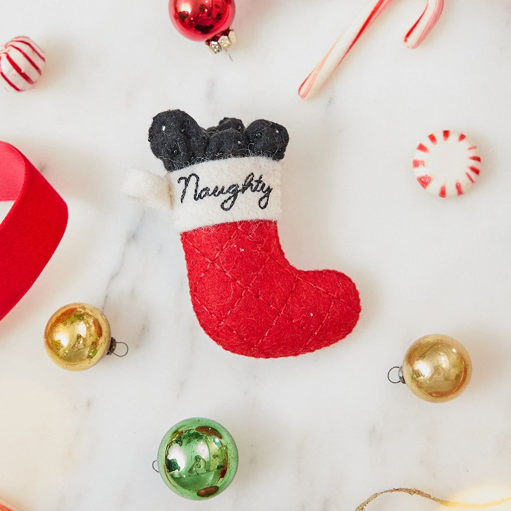 Naughty Stocking with Coal