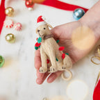 Yellow Lab in Lights