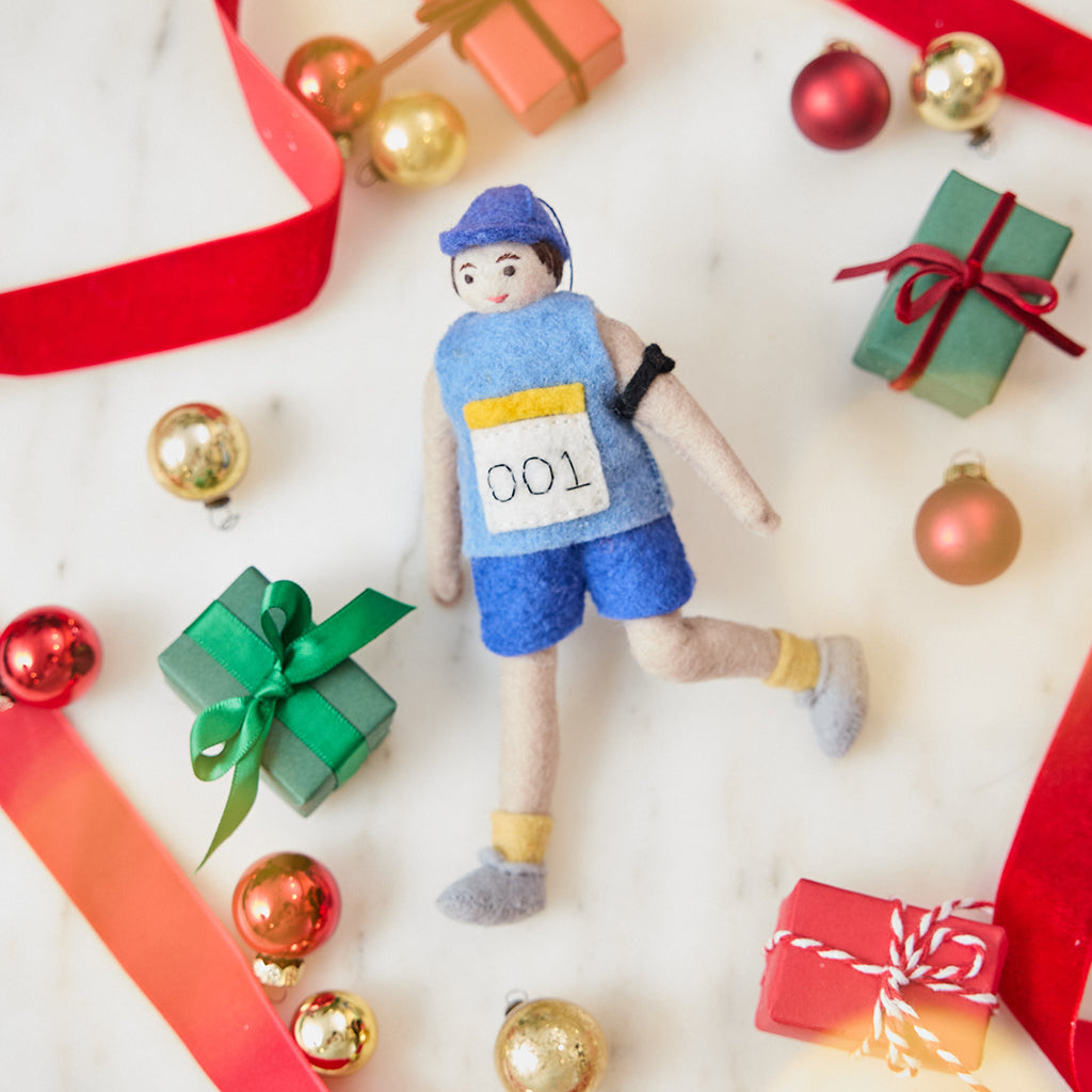 Marathon Runner Ornament