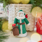 Emerald Santa Tree Topper