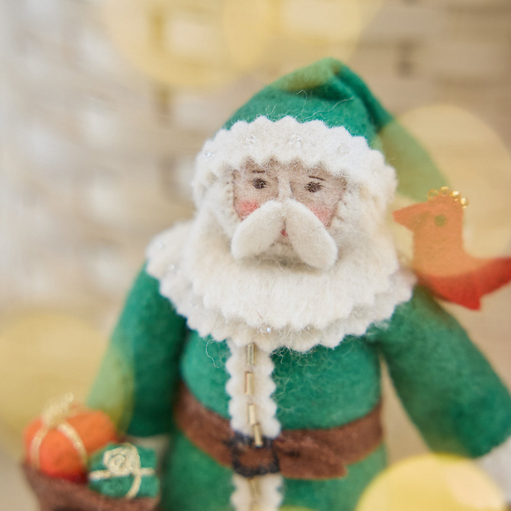 Emerald Santa Tree Topper