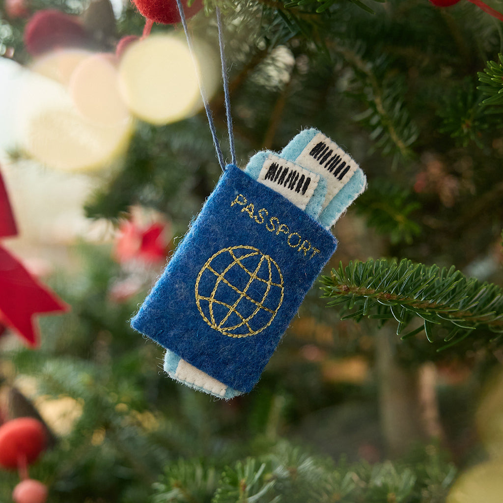 Passport Ornament