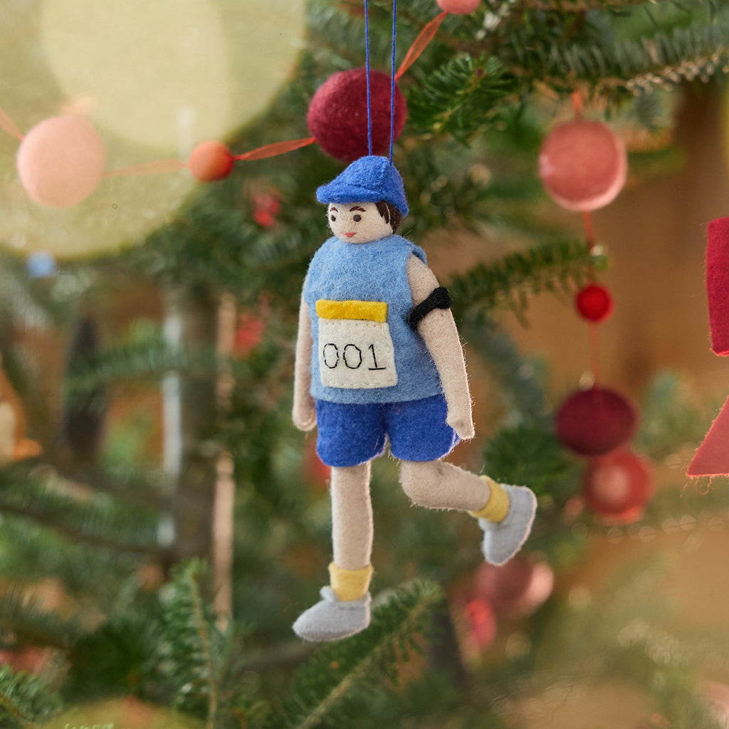 Marathon Runner Ornament