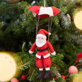 Parachute Santa Ornament