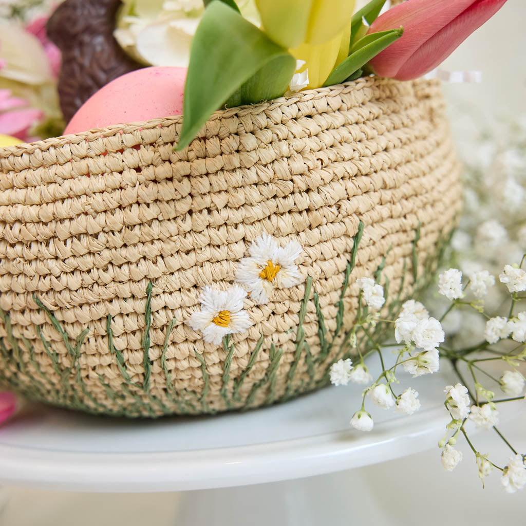 Flower Field Basket