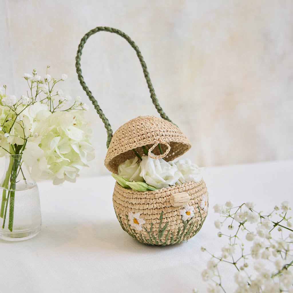 Flower Field Egg Basket