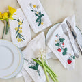 Spring Floral Cotton Napkins
