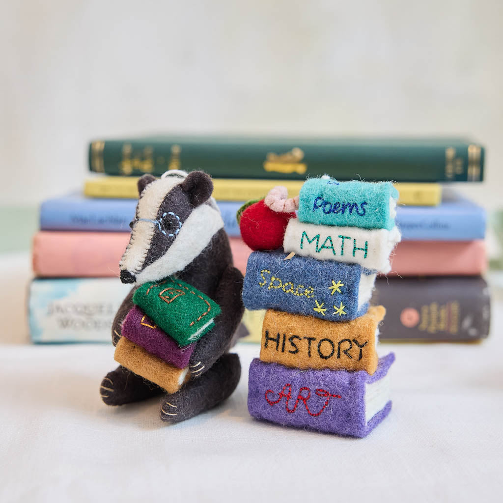 Stack of Books Ornament