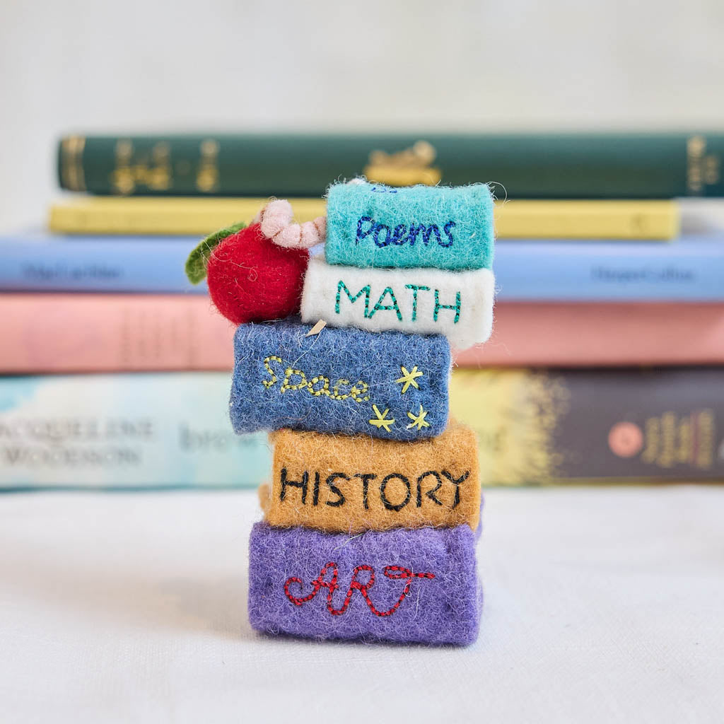 Stack of Books Ornament
