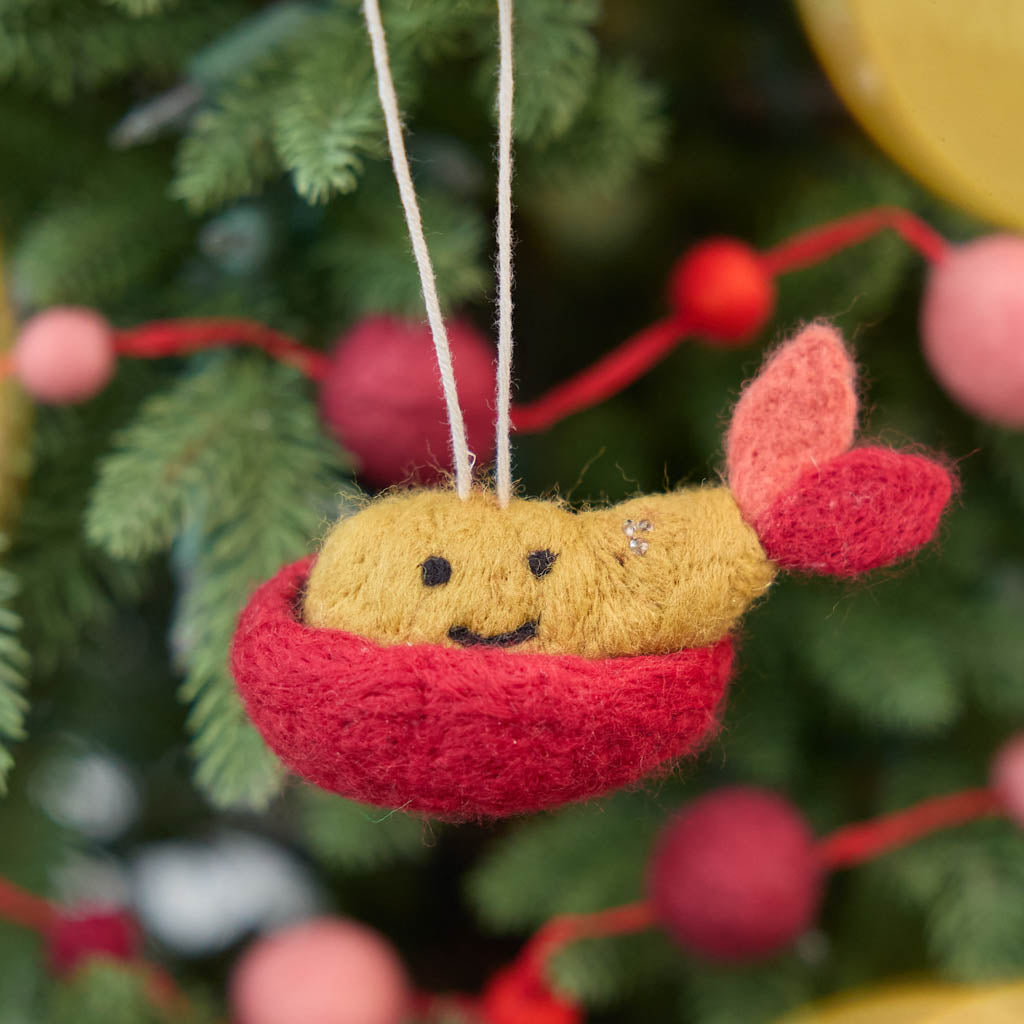 Shrimp Tempura Ornament