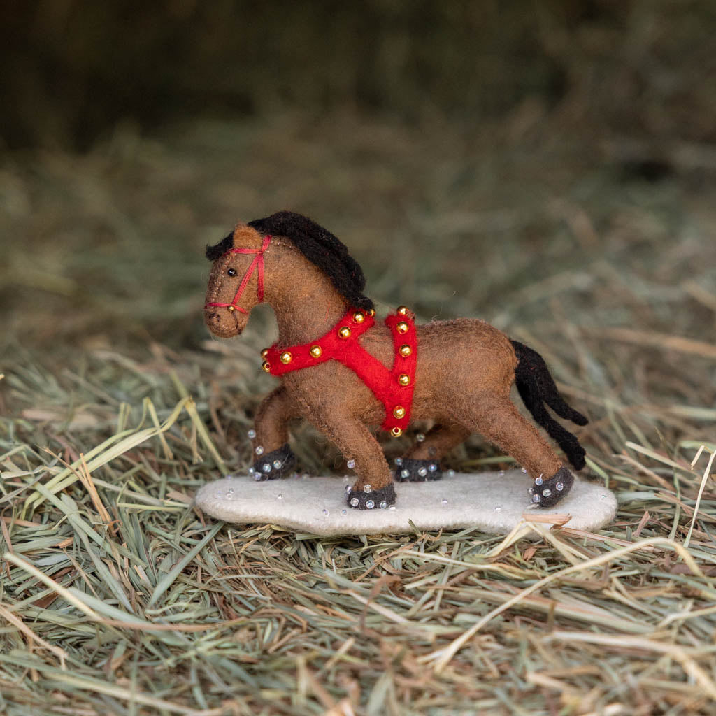 Winter Horse Ornament