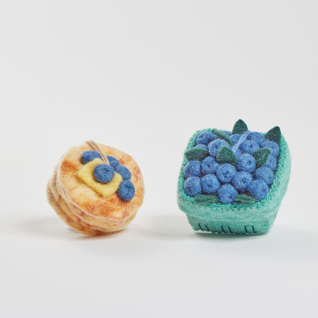 Blueberry Breakfast Ornaments
