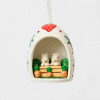 Bunnies in Egg Ceramic