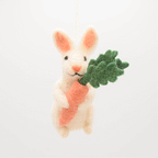 Bunny with Carrot Ornament