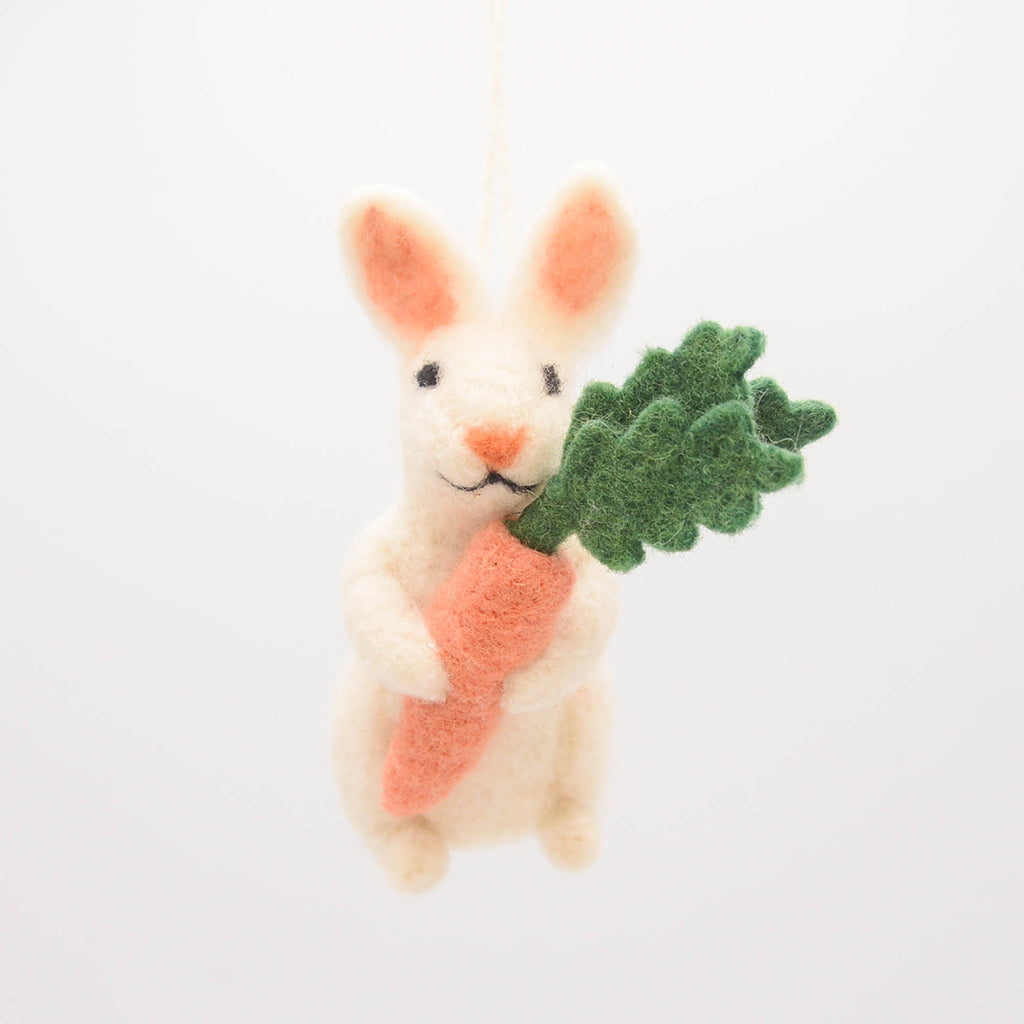 Bunny with Carrot Ornament