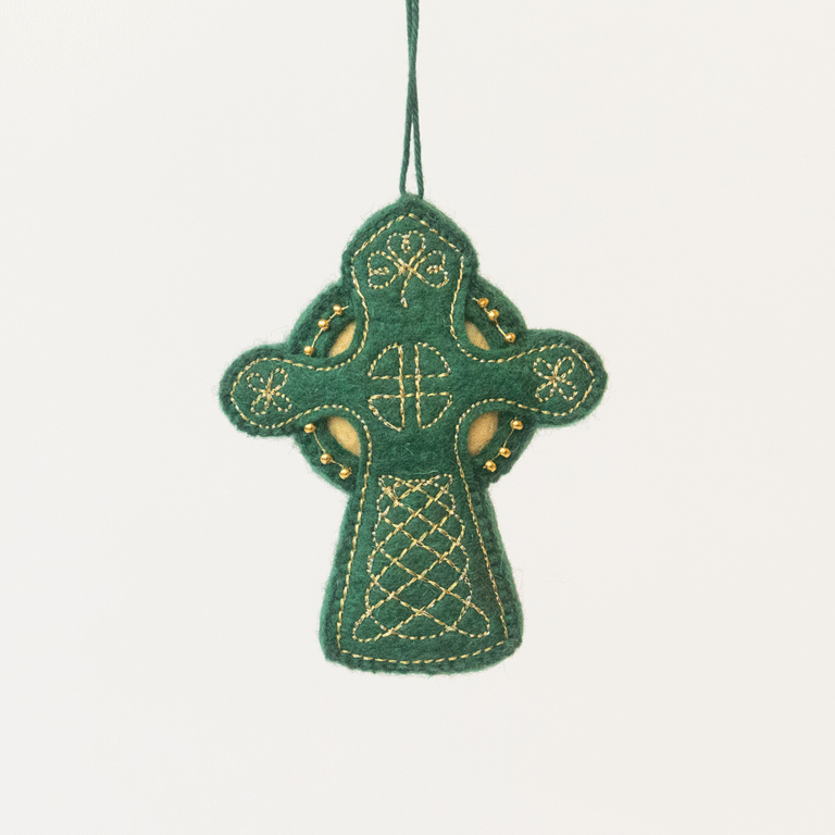 Celtic Knot Cross Ornament