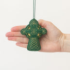 Celtic Knot Cross Ornament