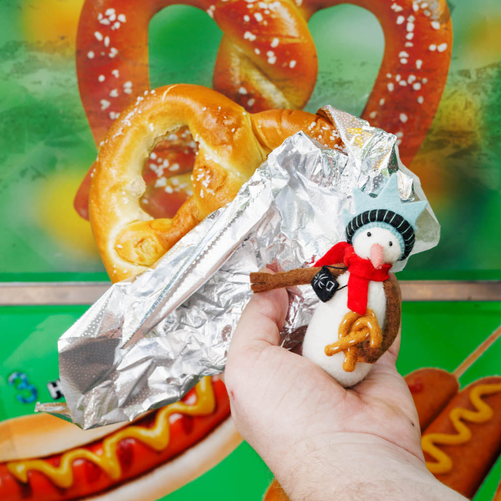 NYC Snowman Ornament