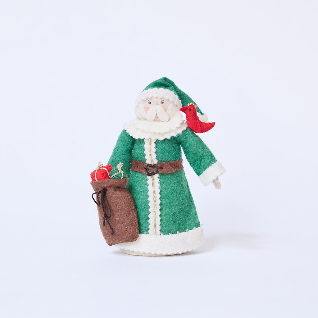 Emerald Santa Tree Topper