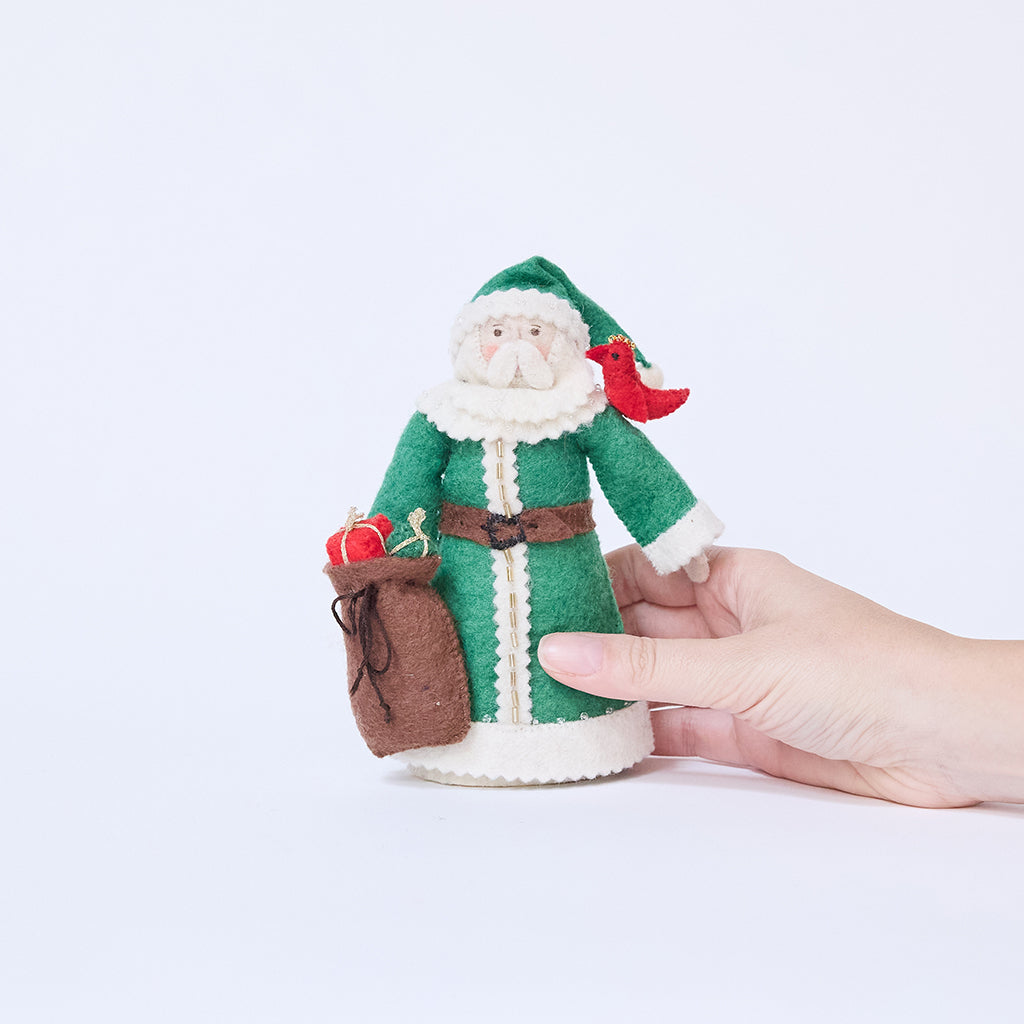 Emerald Santa Tree Topper