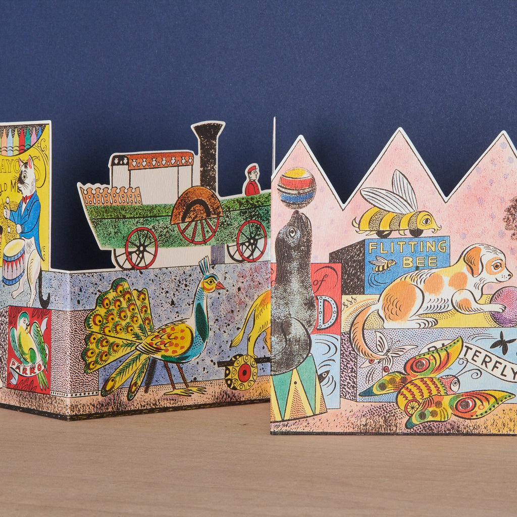 Tin Toys Accordion Card