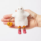 Ghost Trick-or-Treater Ornament