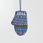 Mini Christmas Mitten Ornament