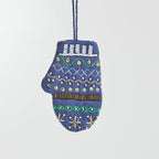 Mini Christmas Mitten Ornament