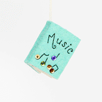Music Book Ornament