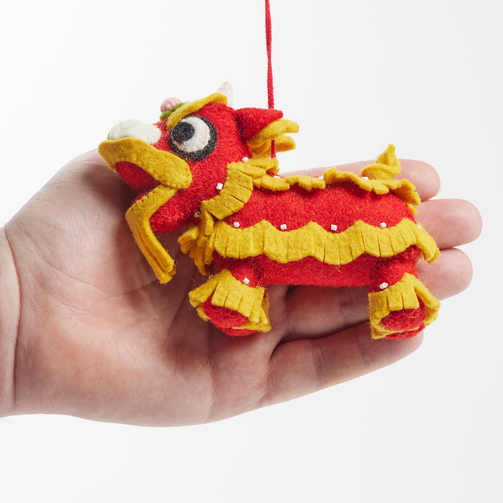 Nian Shou Lion Ornament