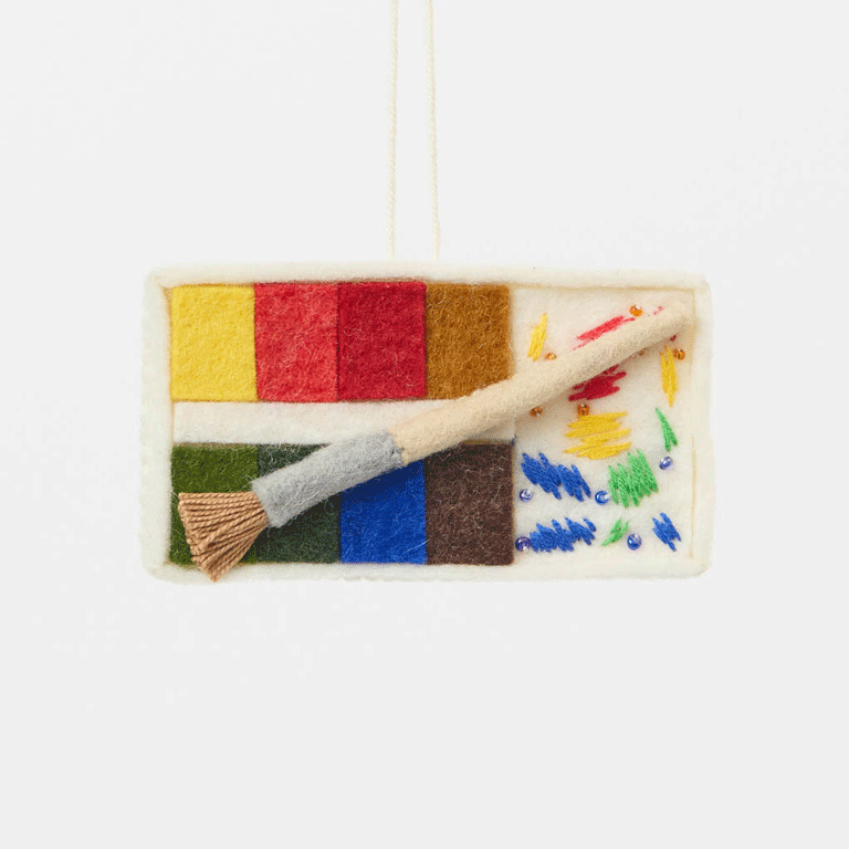 Paint Palette Ornament