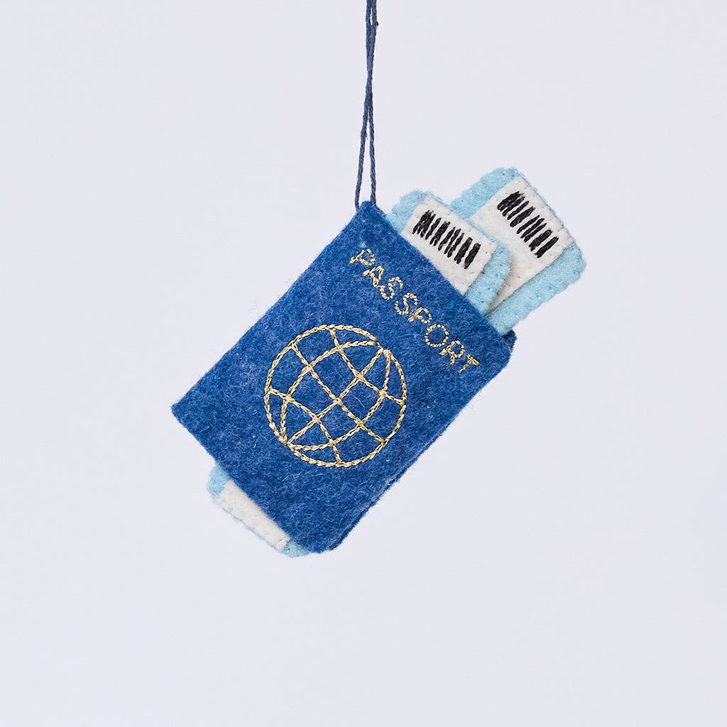 Passport Ornament